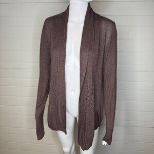 Express Open Front Brown Cardigan – Small